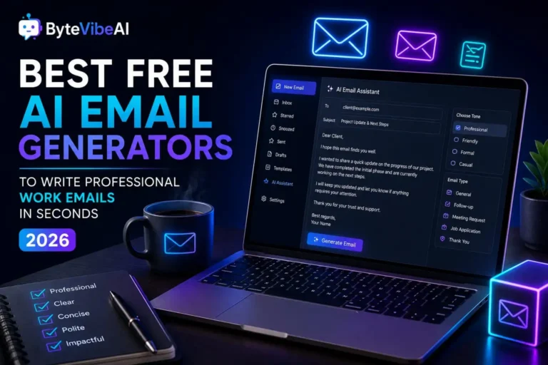 Best Free AI Email Generators for writing professional work emails quickly