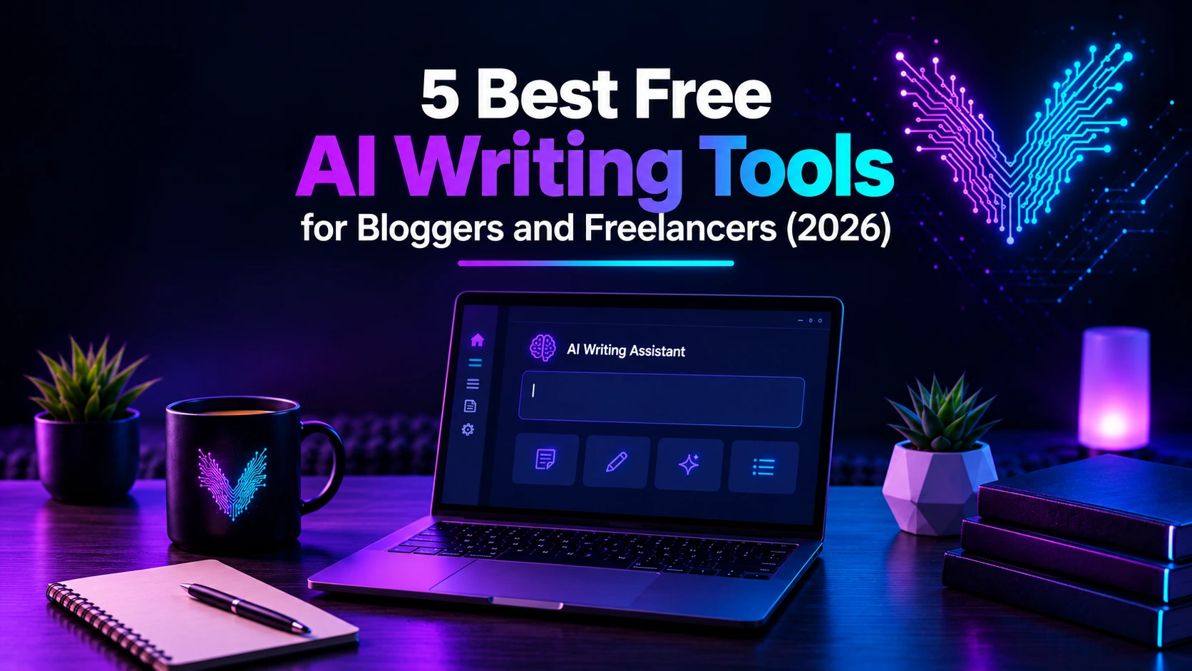 best free AI writing tools for bloggers: ChatGPT, Gemini, Grammarly, QuillBot and Rytr
