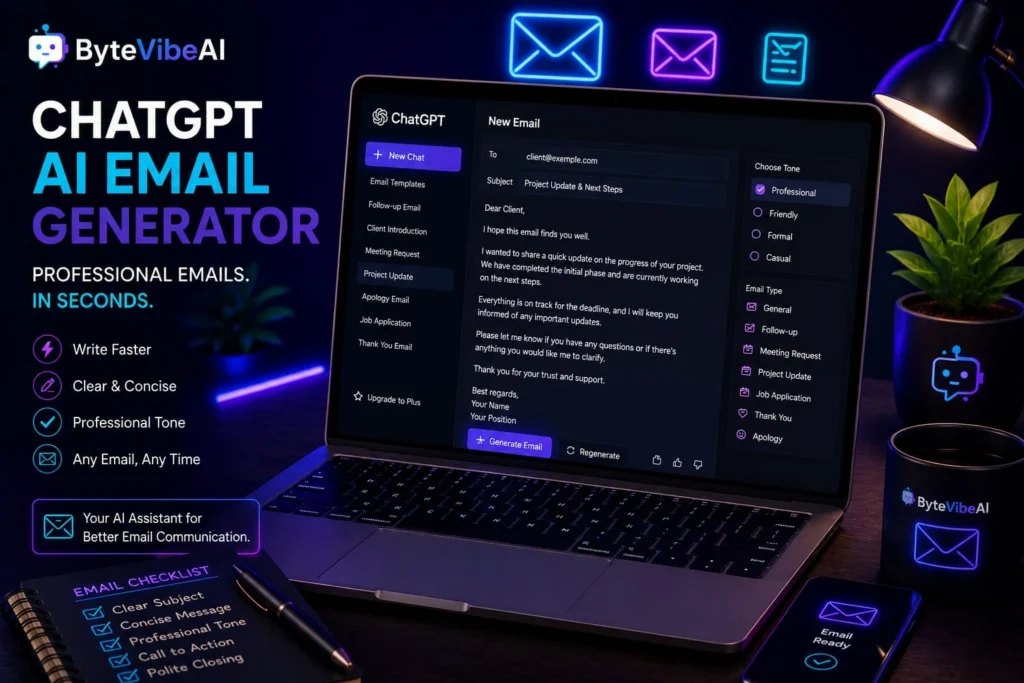 Best Free AI Email Generators using ChatGPT to write professional emails