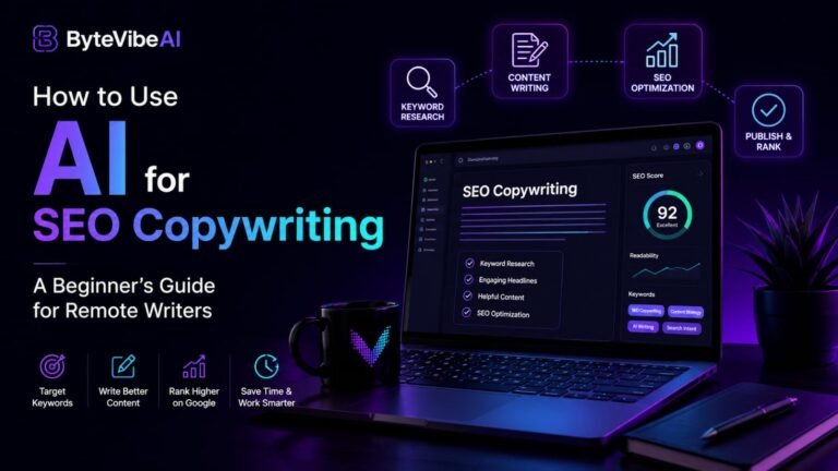 Beginner's guide to AI SEO copywriting for remote writers