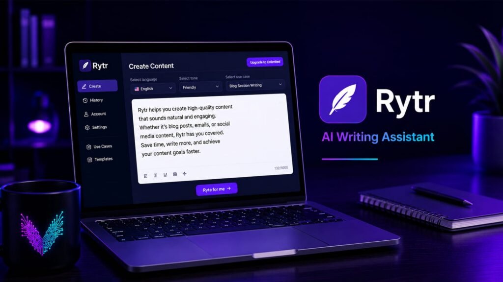 Rytr AI writing tool for beginners