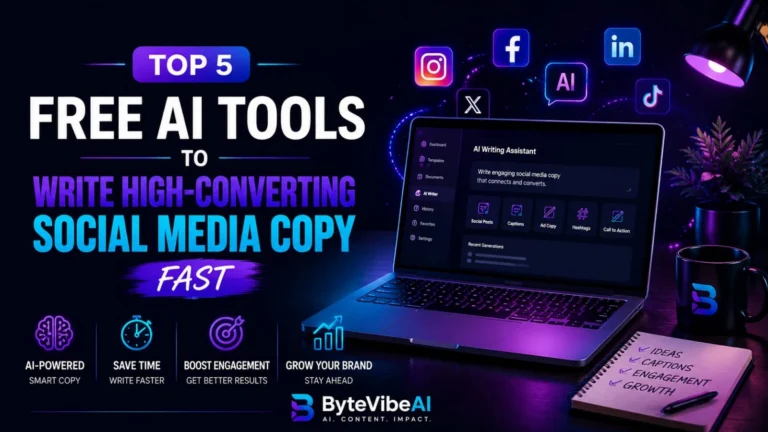 Free AI Tools For Social Media Copy