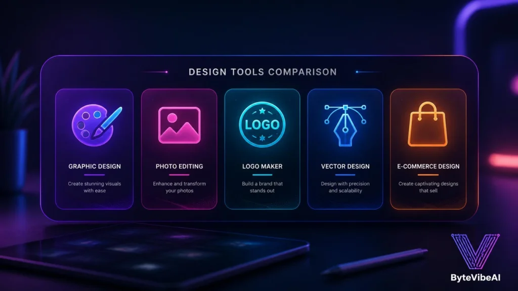 Overview of free AI graphic design tools for logos and social media posts