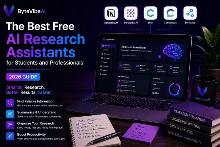 Best Free AI Research Assistants helping students and professionals organize research faster