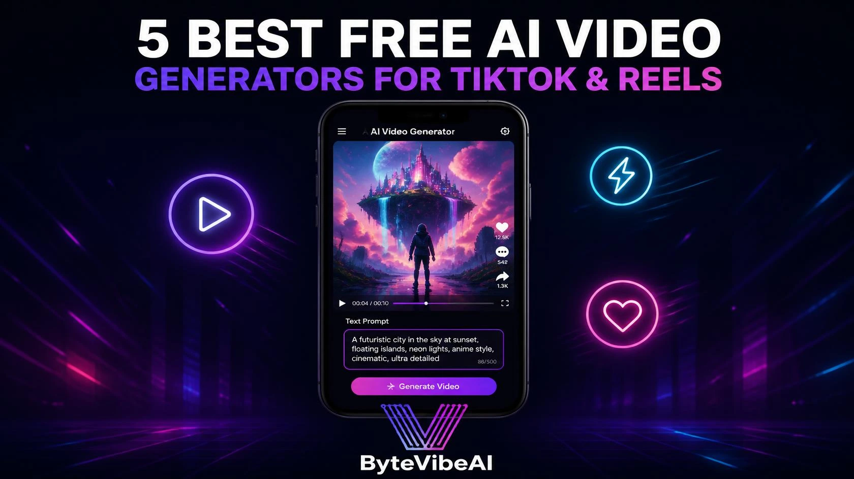 Free AI video generators for creating TikTok and Instagram Reels content