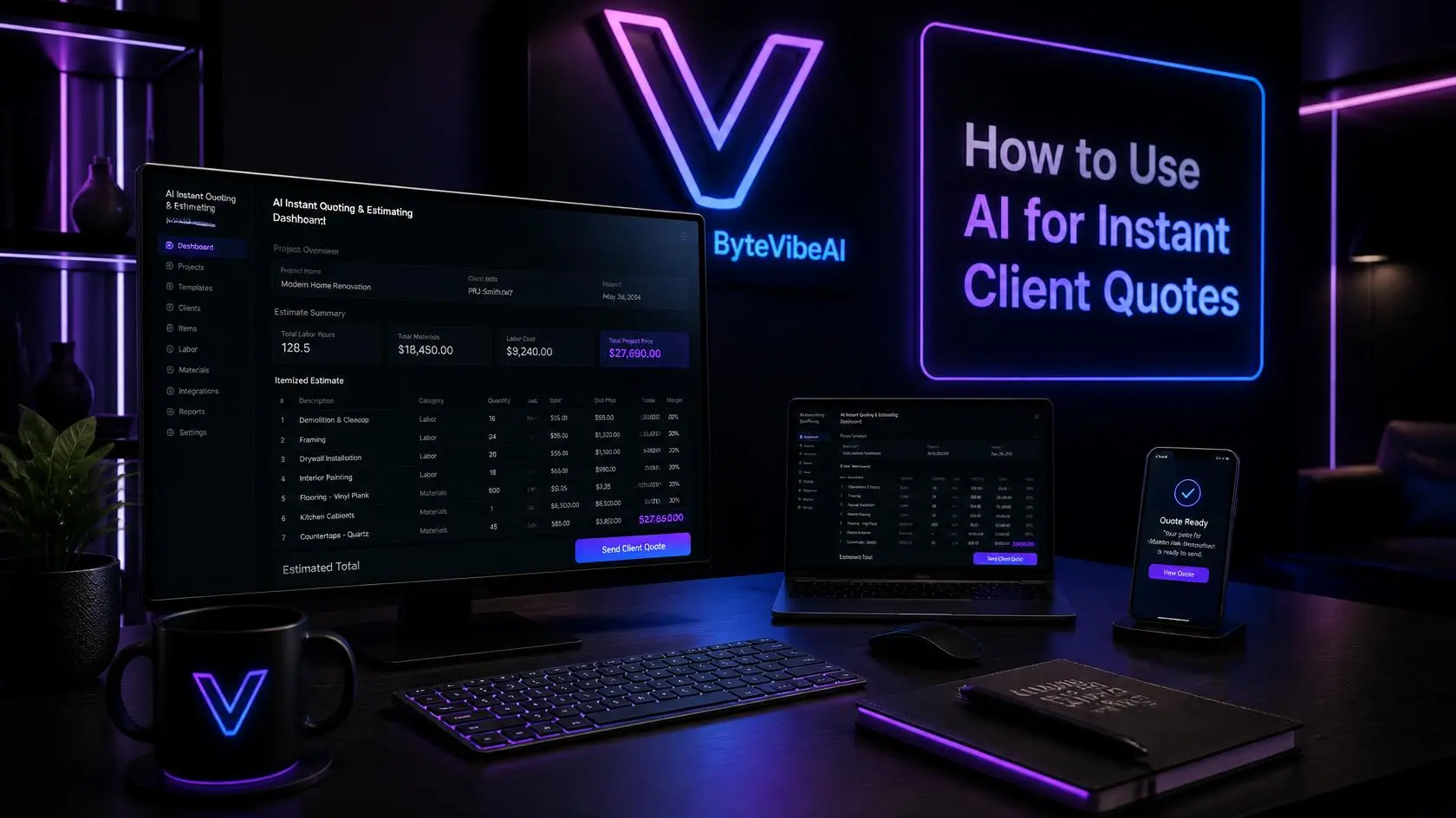 How small businesses and contractors can use AI for instant client quotes and price estimates