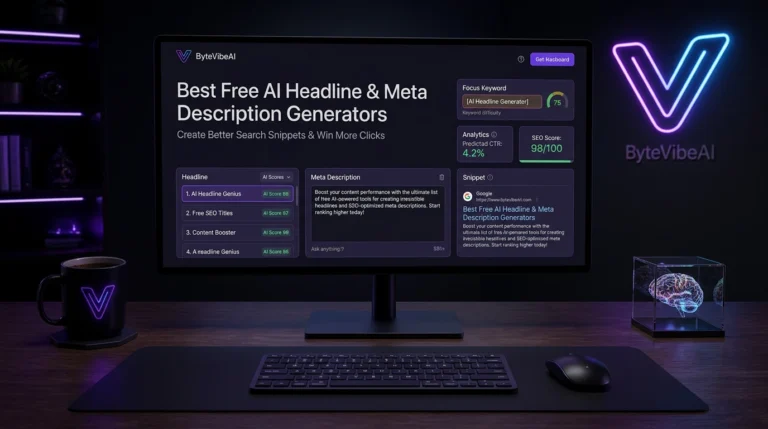 Best Free AI Headline & Meta Description Generators Workspace