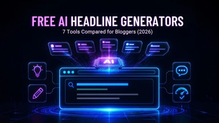 Free AI headline generators for bloggers: 7 tools compared