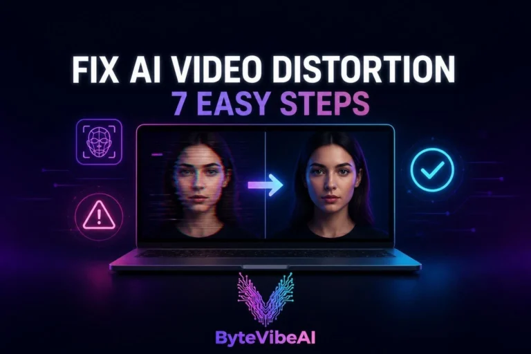 Fixing AI video face distortion and character drift step by step