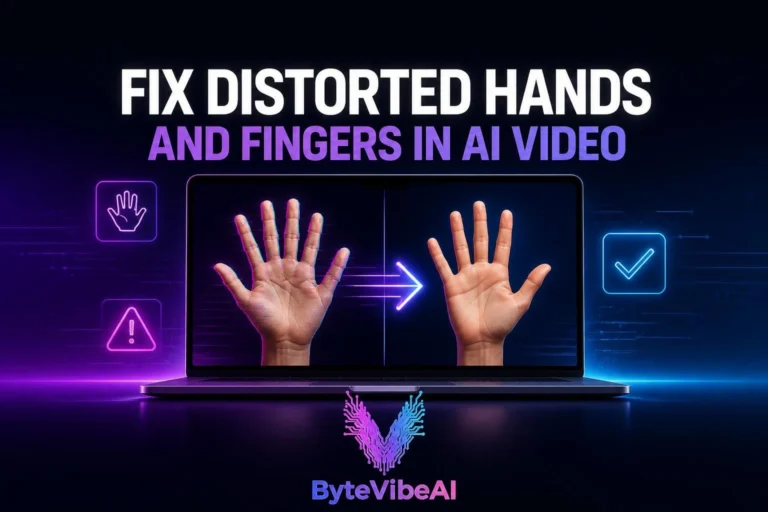 Fix distorted hands and fingers in AI video, step by step
