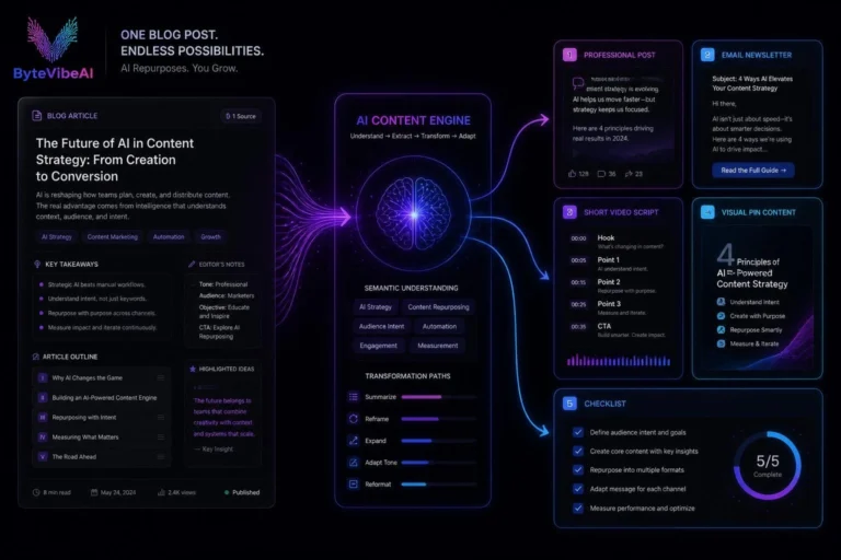 How to Repurpose a Blog Post With AI Without Creating Duplicate Content (2026)