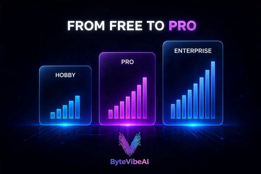 NitroCloud pricing plans compared: Hobby, Pro and Enterprise tiers